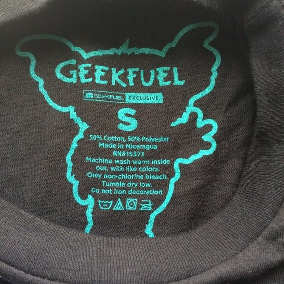 Gremlins Cotton/Poly Blend Geek Fuel T-Shirt (S) | Never Worn - Picture 2 of 2